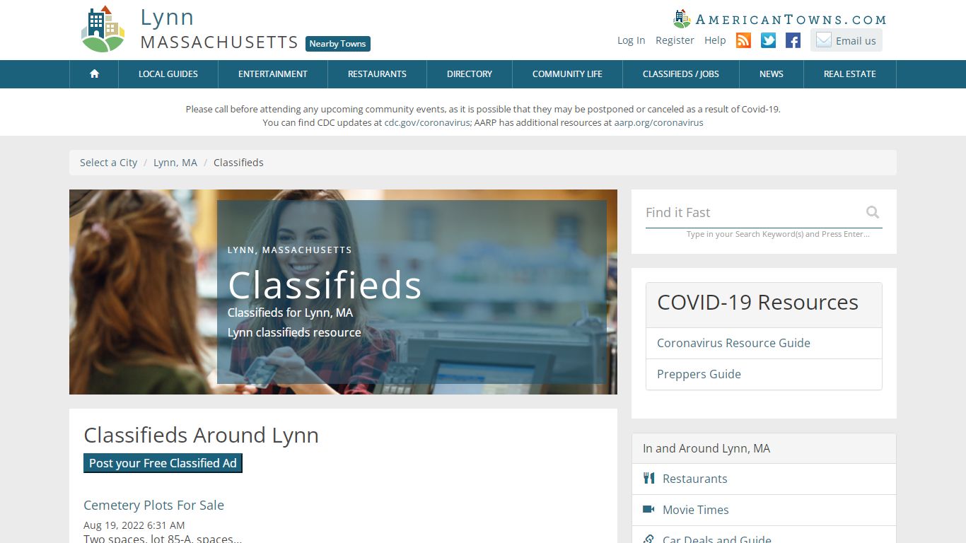 Lynn Classifieds - Search Craigslist for Lynn, MA Classified Ads